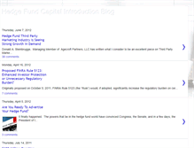 Tablet Screenshot of capitalintroduction.com